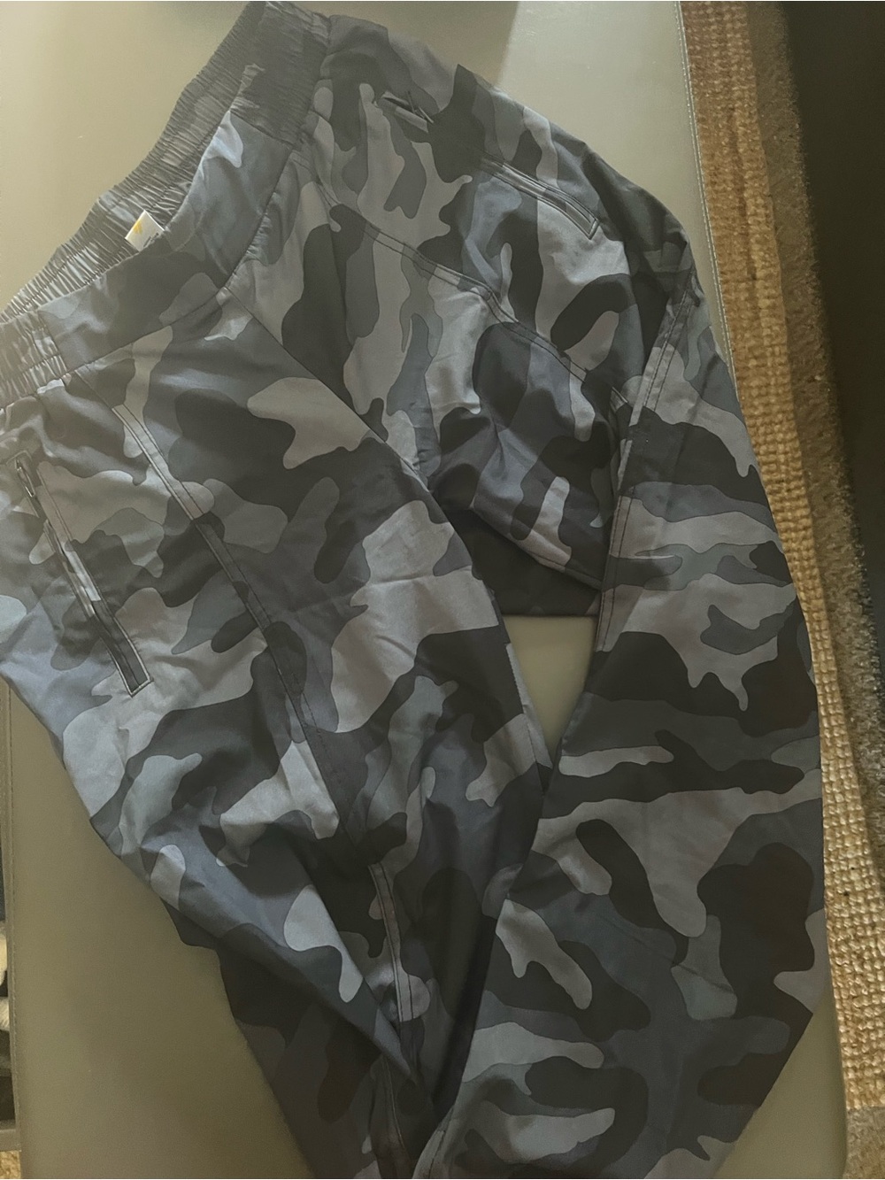 Camo Jogger Pants - Gray Camouflage